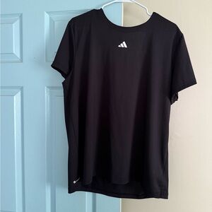 Women Adidas Black Performance Tee